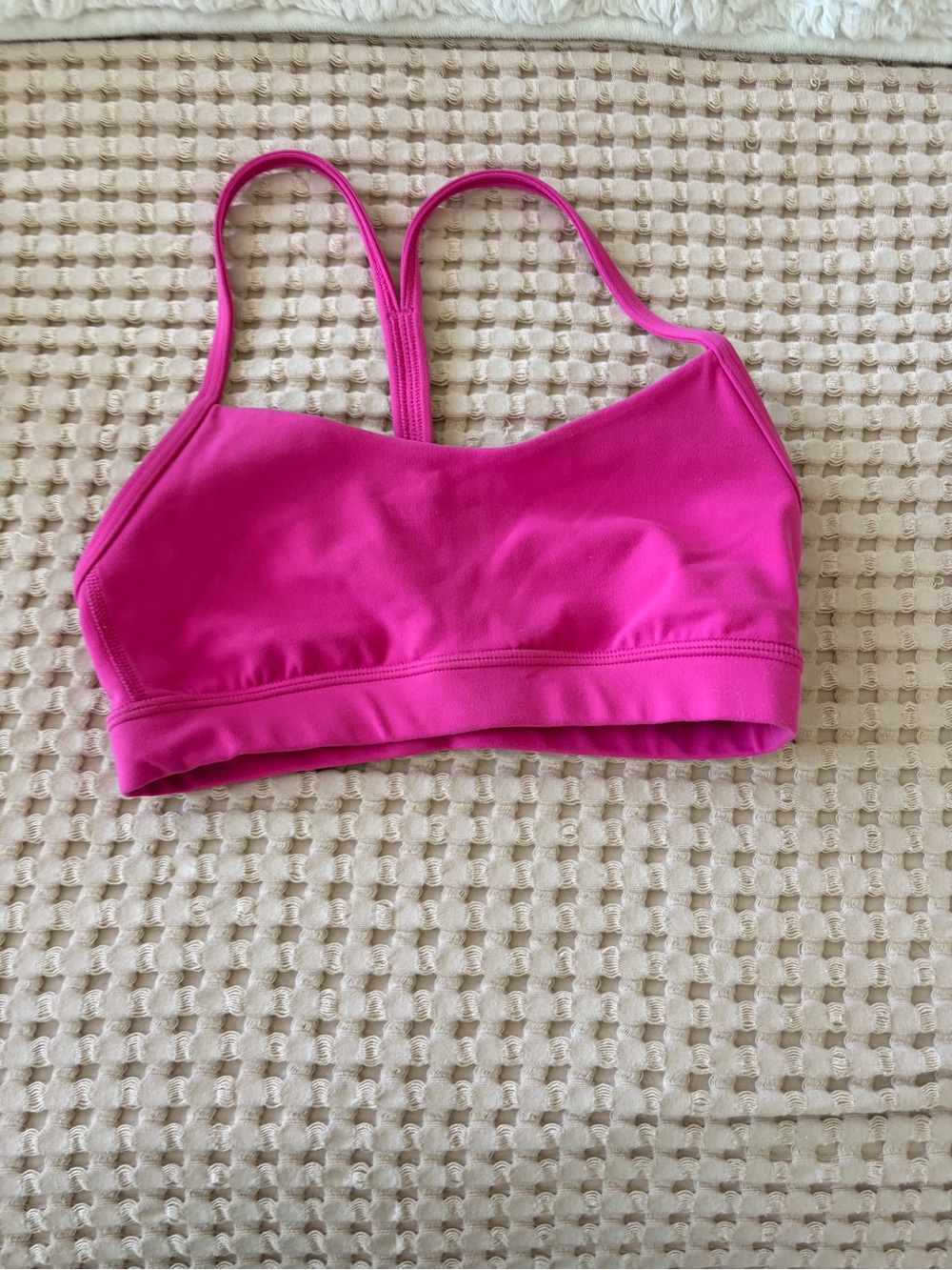 Lulu lemon Hot Pink Strappy Sports Bra